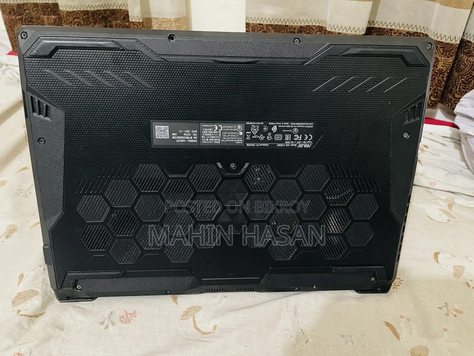 Laptop Asus TUF Gaming A15 16GB AMD Ryzen 7 SSD 512GB