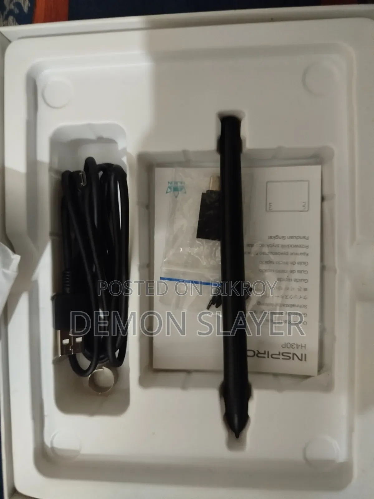 Huion Inspiroy H430P Graphics Tablet – Fresh Condition (Full Boxed)