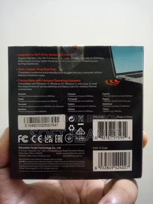 Tenda USB Wifi 6 Adapter Desktop / Laptop