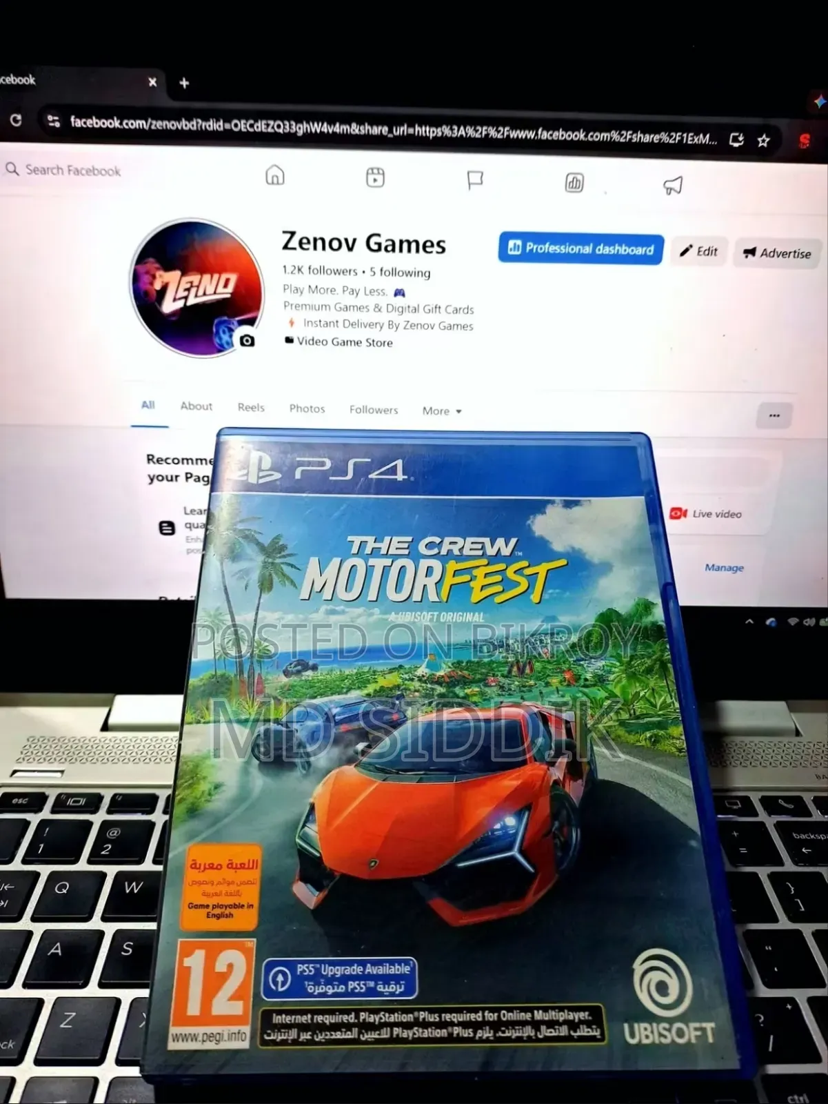 The Crew Motorfest — PS4 Disc for Sale!