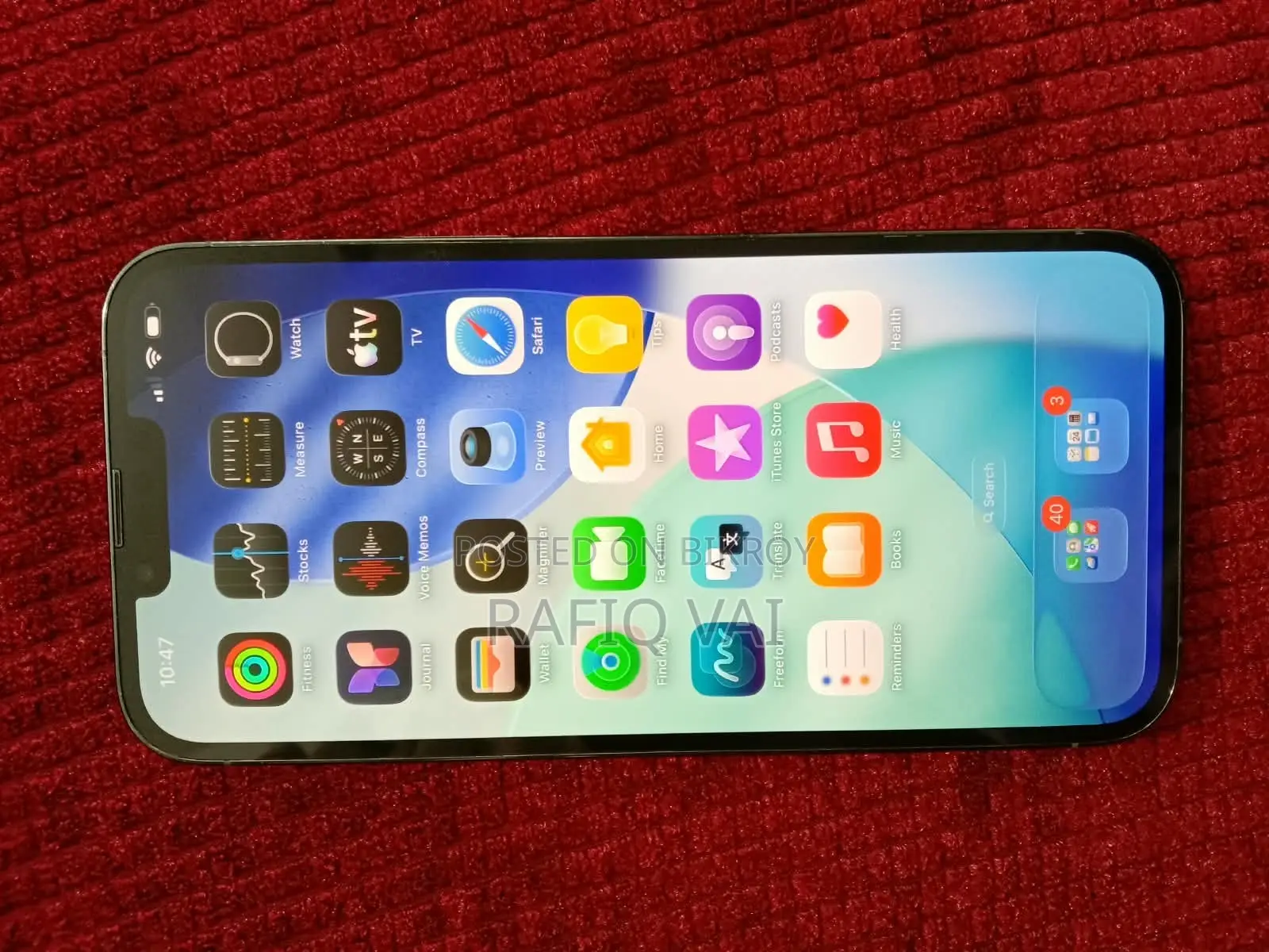 অ্যাপল আইফোন ১৩ প্রো ম্যাক্স ২৫৬ জিবি ব্লু
