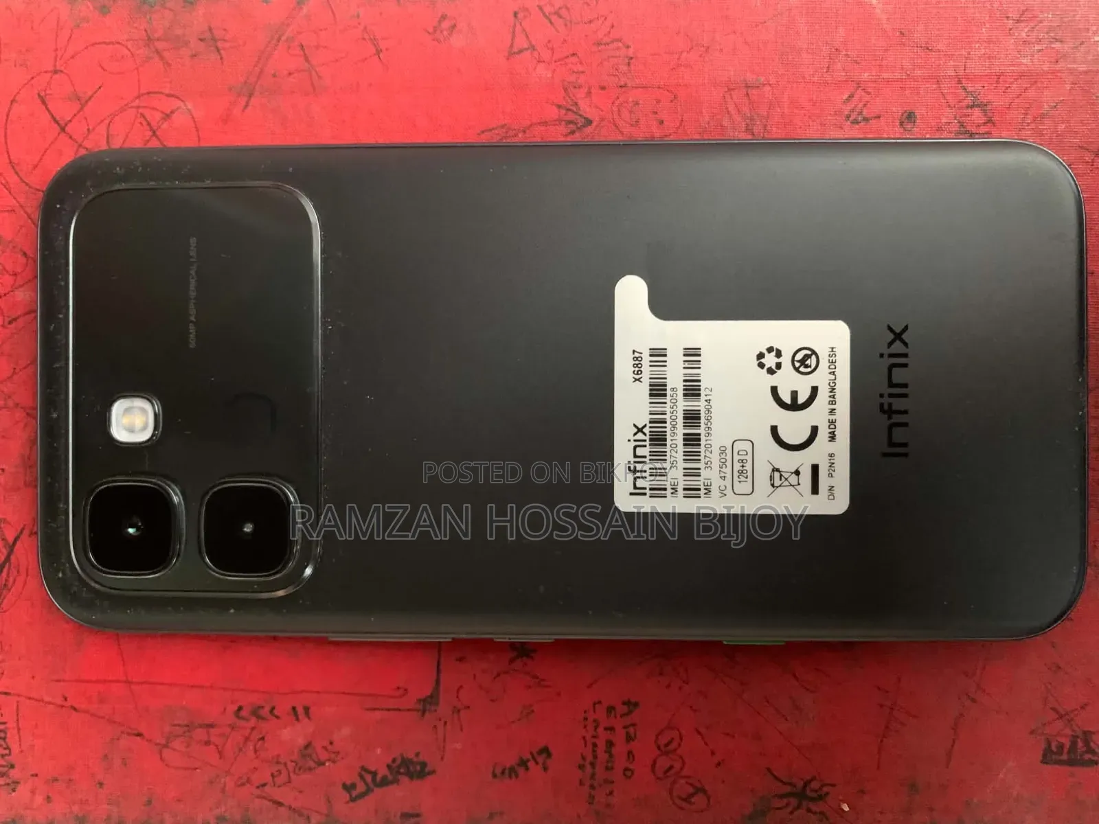 New Infinix Note Edge 128 GB Black