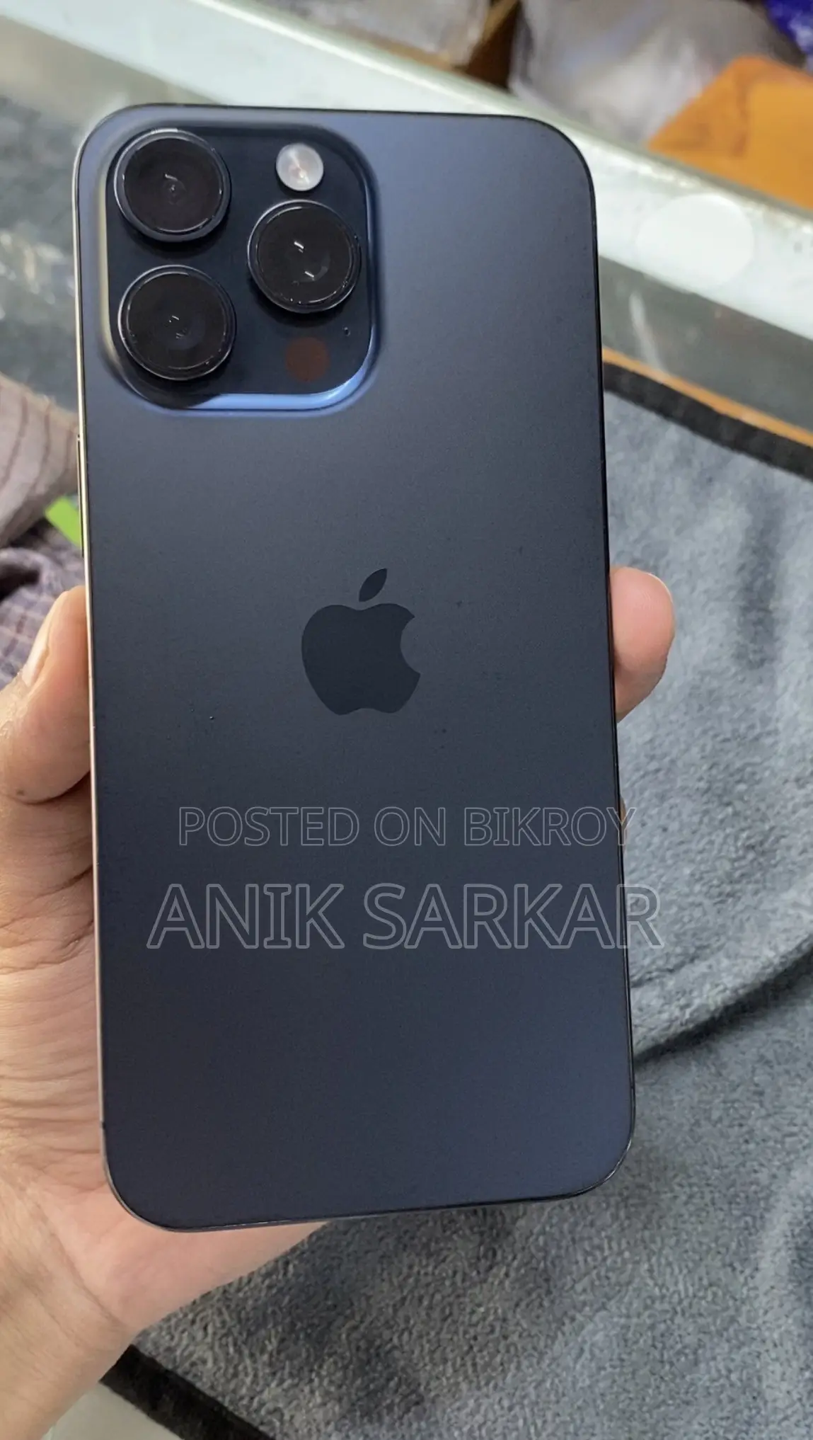 অ্যাপল আইফোন ১৫ প্রো ম্যাক্স ২৫৬ জিবি ব্লু