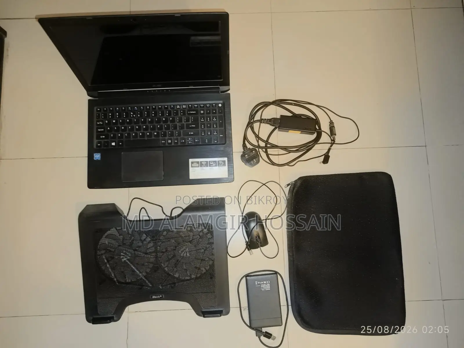 Laptop Acer Aspire 3 8GB Intel Celeron HDD+SSD 512GB