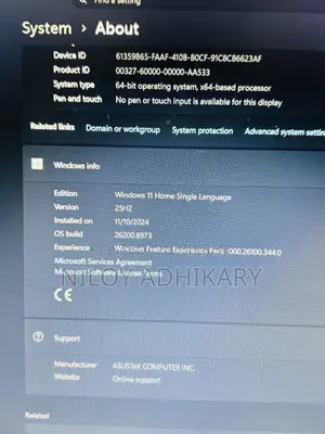 Laptop Asus Vivobook 15 8GB Intel Core i5 SSD 512GB