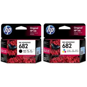 HP 682 Black & Tri-Color Ink Advantage Cartridge