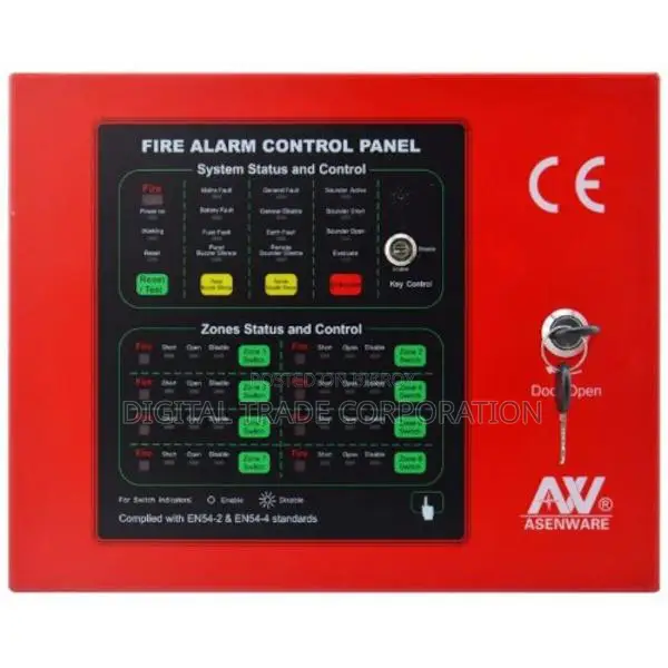 Asenware AW-CFP2166 8-Zone Fire Alarm Control Panel