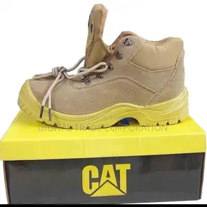 CAT Genuine Leather Safety Shoes