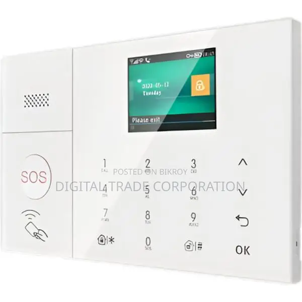 Verbex Alarm Panel with Wireless 4-Smoke Detector Pack
