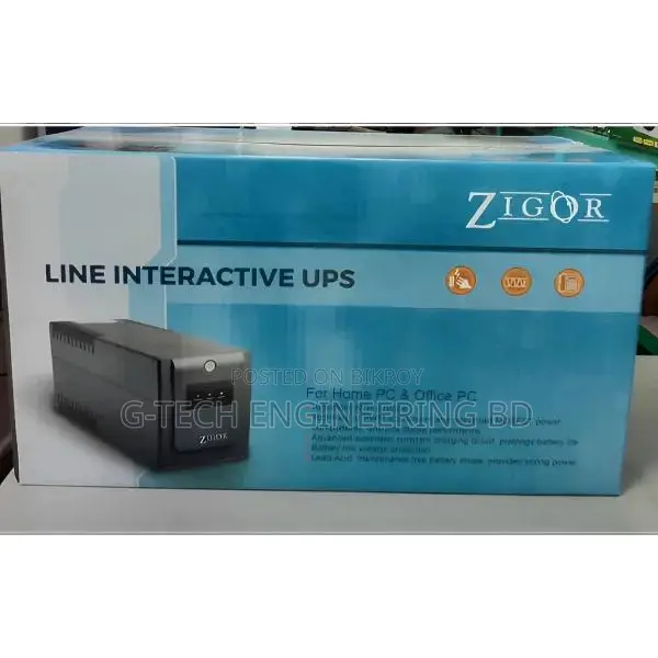 ZIGOR Deba Pro 1200VA / 720W Line Interactive UPS