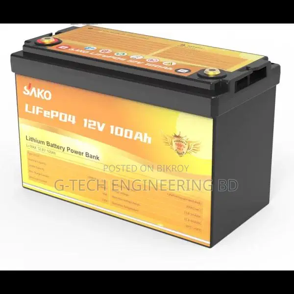 Sako Li-Max 12.8V 100AH LiFePo4 Battery