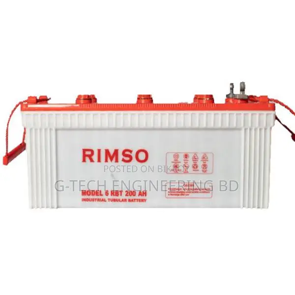 Rimso 6 RBT 200AH Tubular Solar IPS Battery
