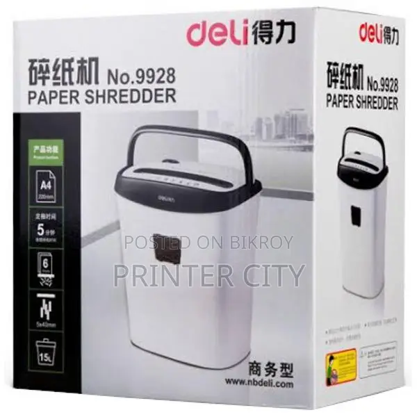 Deli 9928 15L Paper Shredder