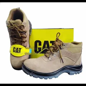 CAT Genuine Leather Safety Shoes