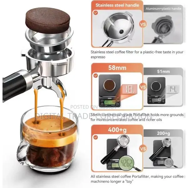 HiBREW H10A Semi-Automatic Coffee Machine