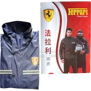Ferrari Premium Raincoat for Biker