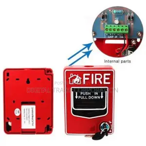 Push In Pull Emergency Manual Call Point Fire Alarm