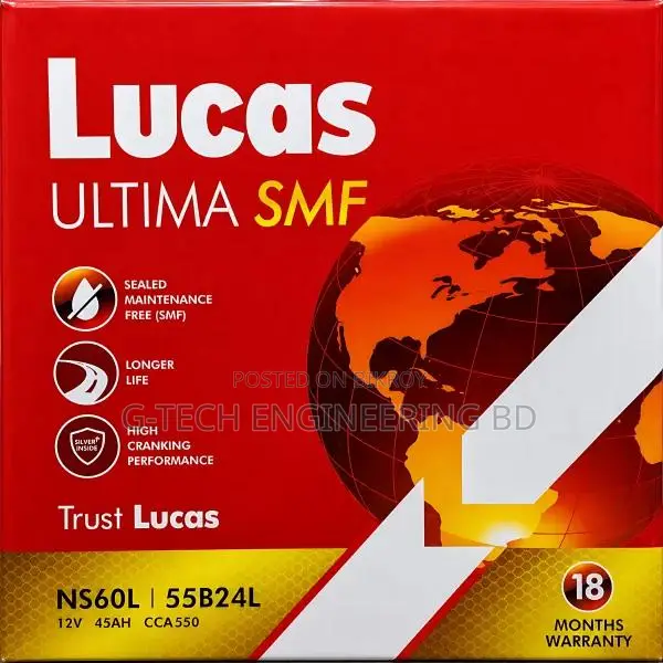 Lucas ULTIMA SMF NS60L 45Ah Car Battery