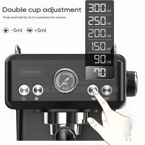 HiBREW H10A Semi-Automatic Coffee Machine