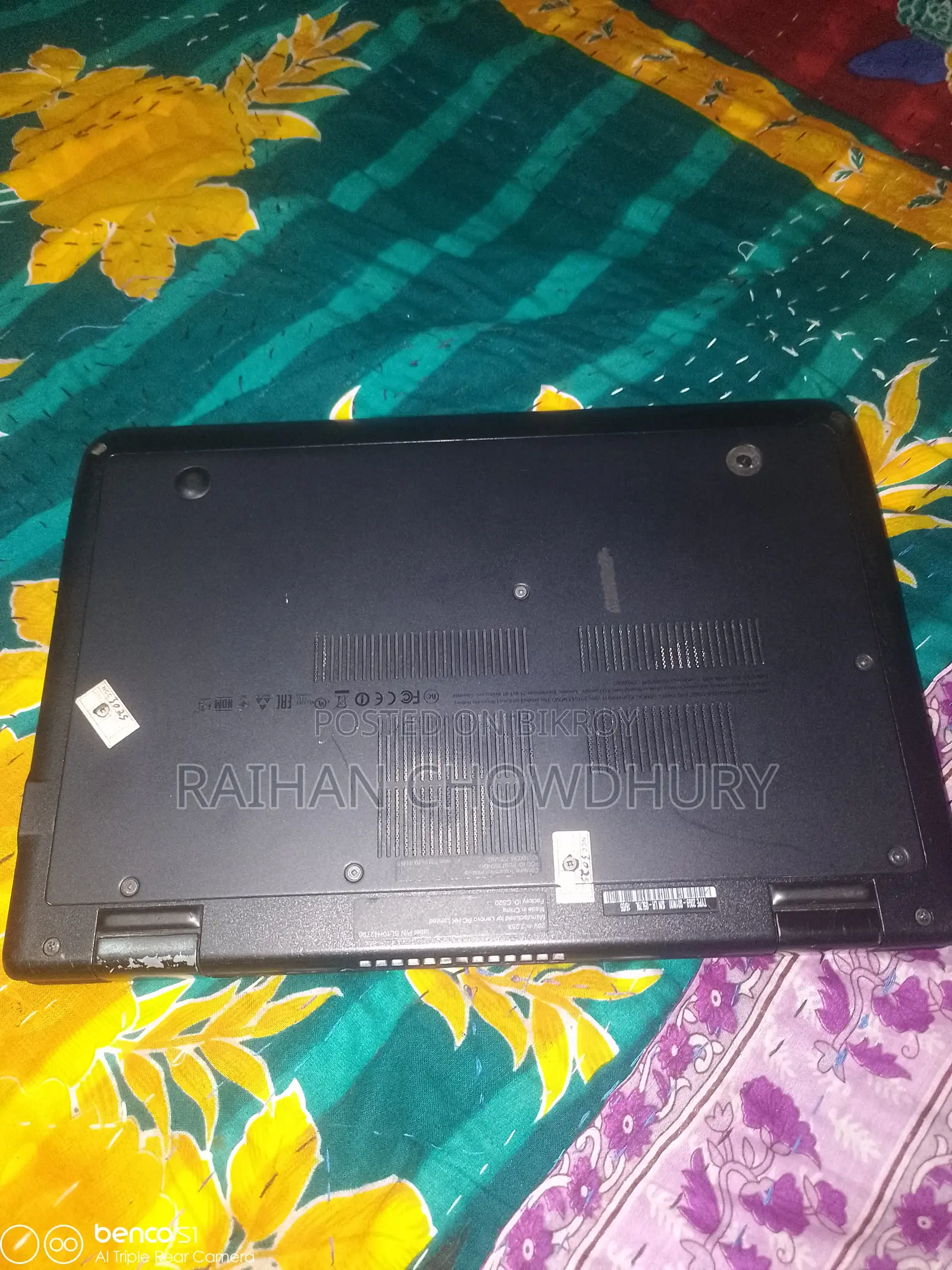 ল্যাপটপ Lenovo ThinkPad T490s 4GB ইন্টেল কোর i5 এসএসডি 128GB