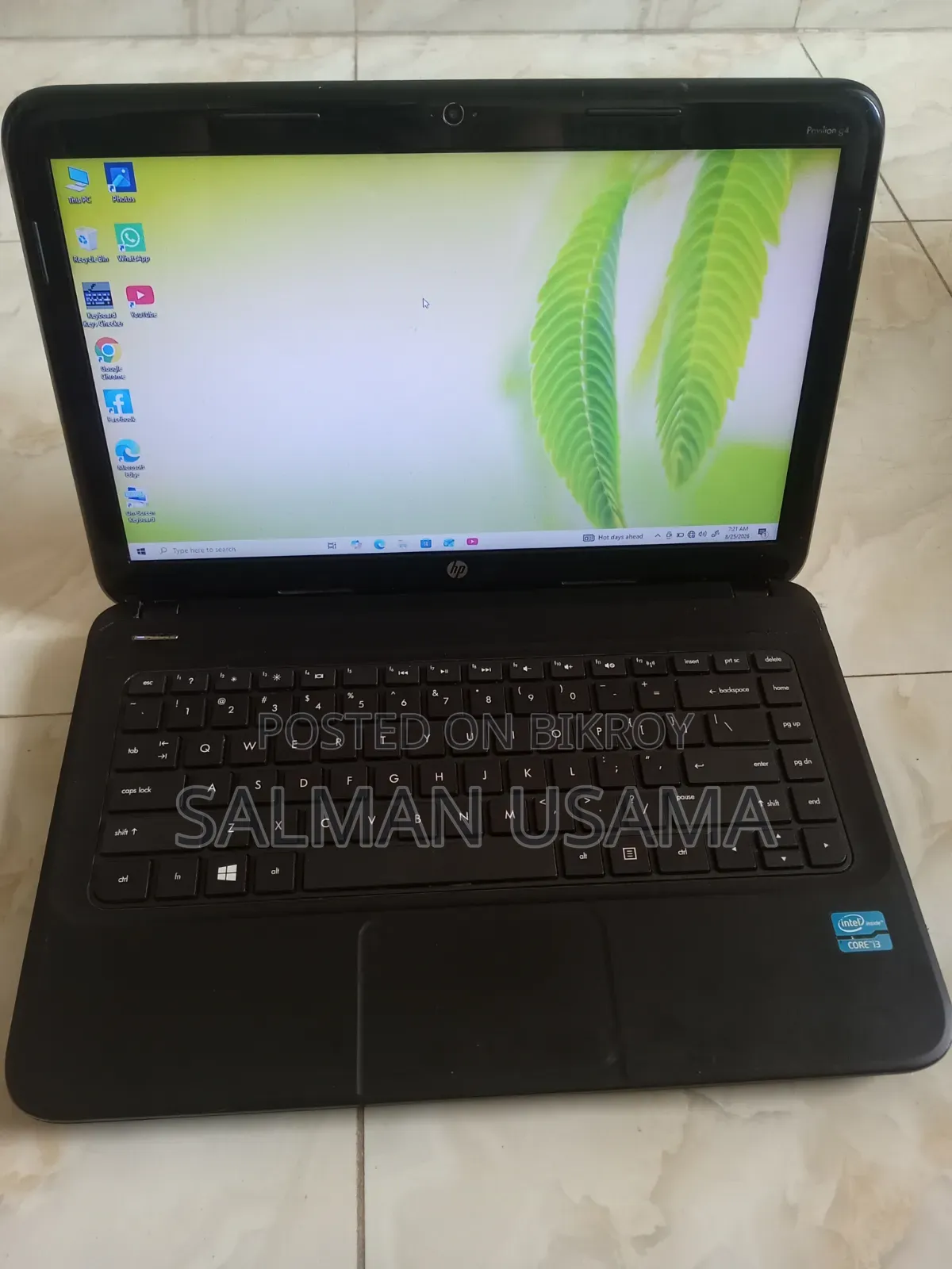 Laptop HP Pavilion G4 8GB Intel Core i3 HDD 500GB
