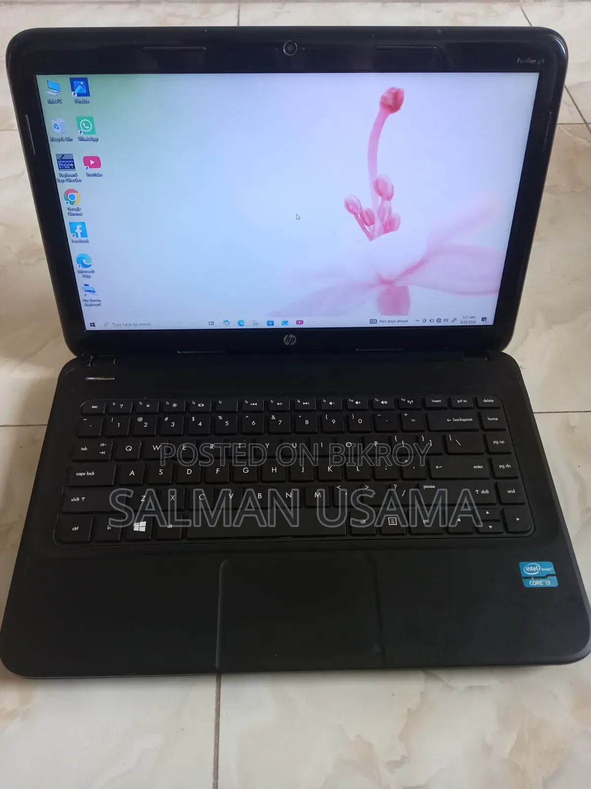 Laptop HP Pavilion G4 8GB Intel Core i3 HDD 500GB