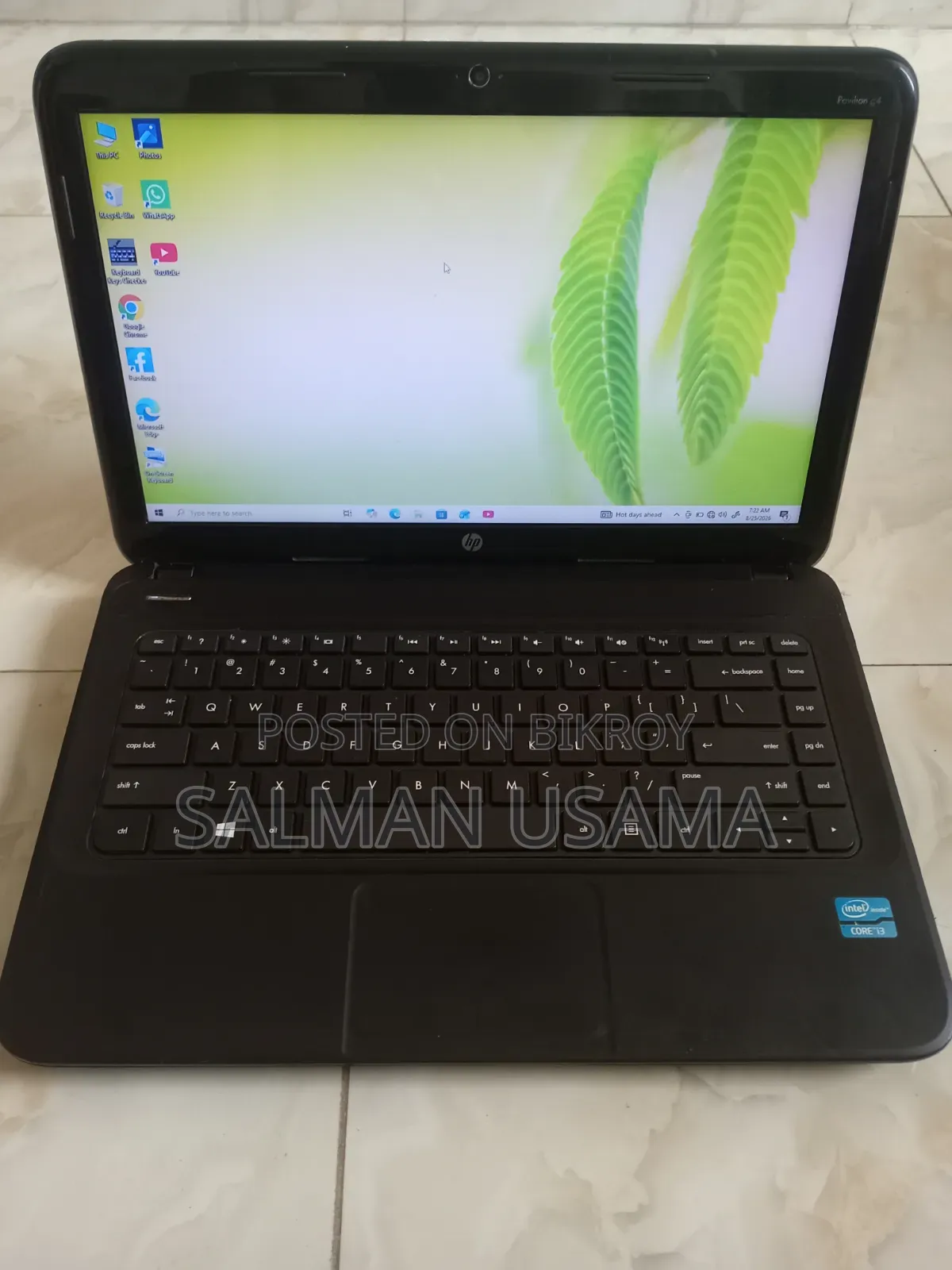 Laptop HP Pavilion G4 8GB Intel Core i3 HDD 500GB