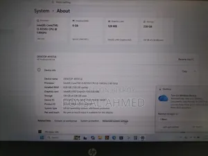 Laptop HP 8gb SSD 256gb