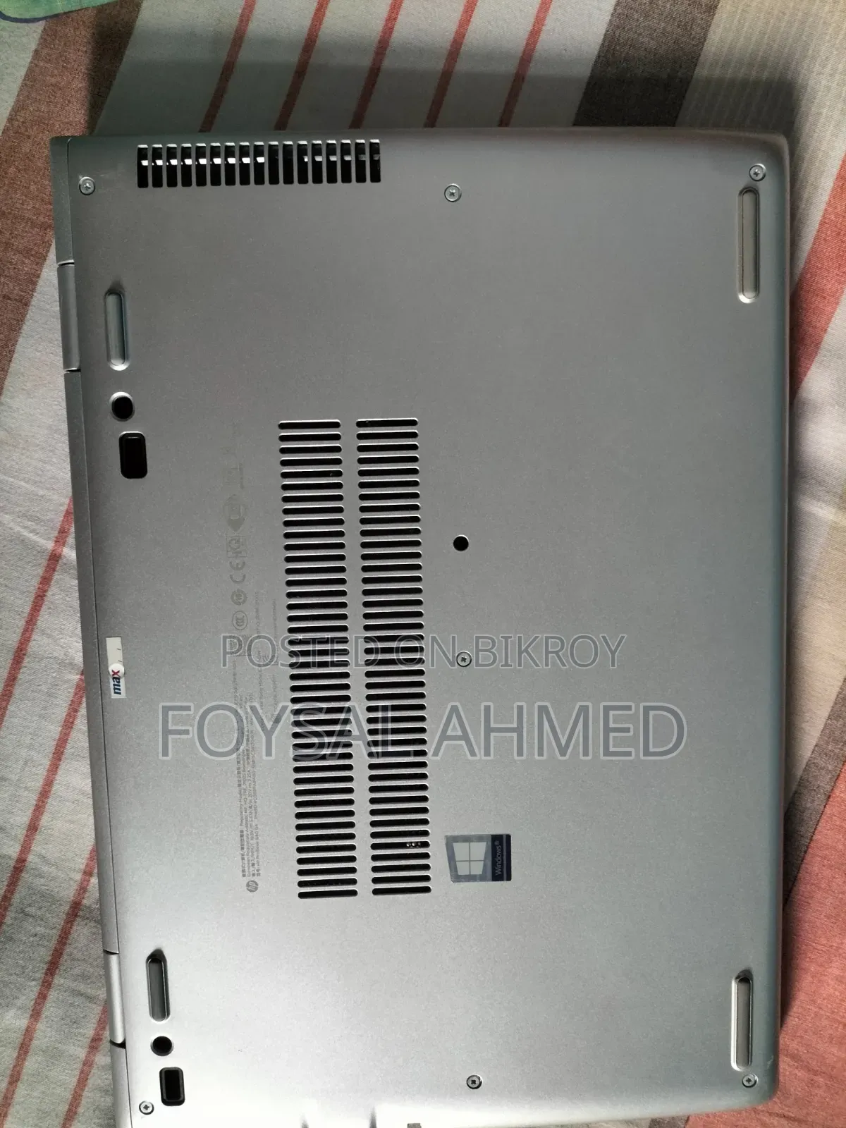 Laptop HP 8gb SSD 256gb