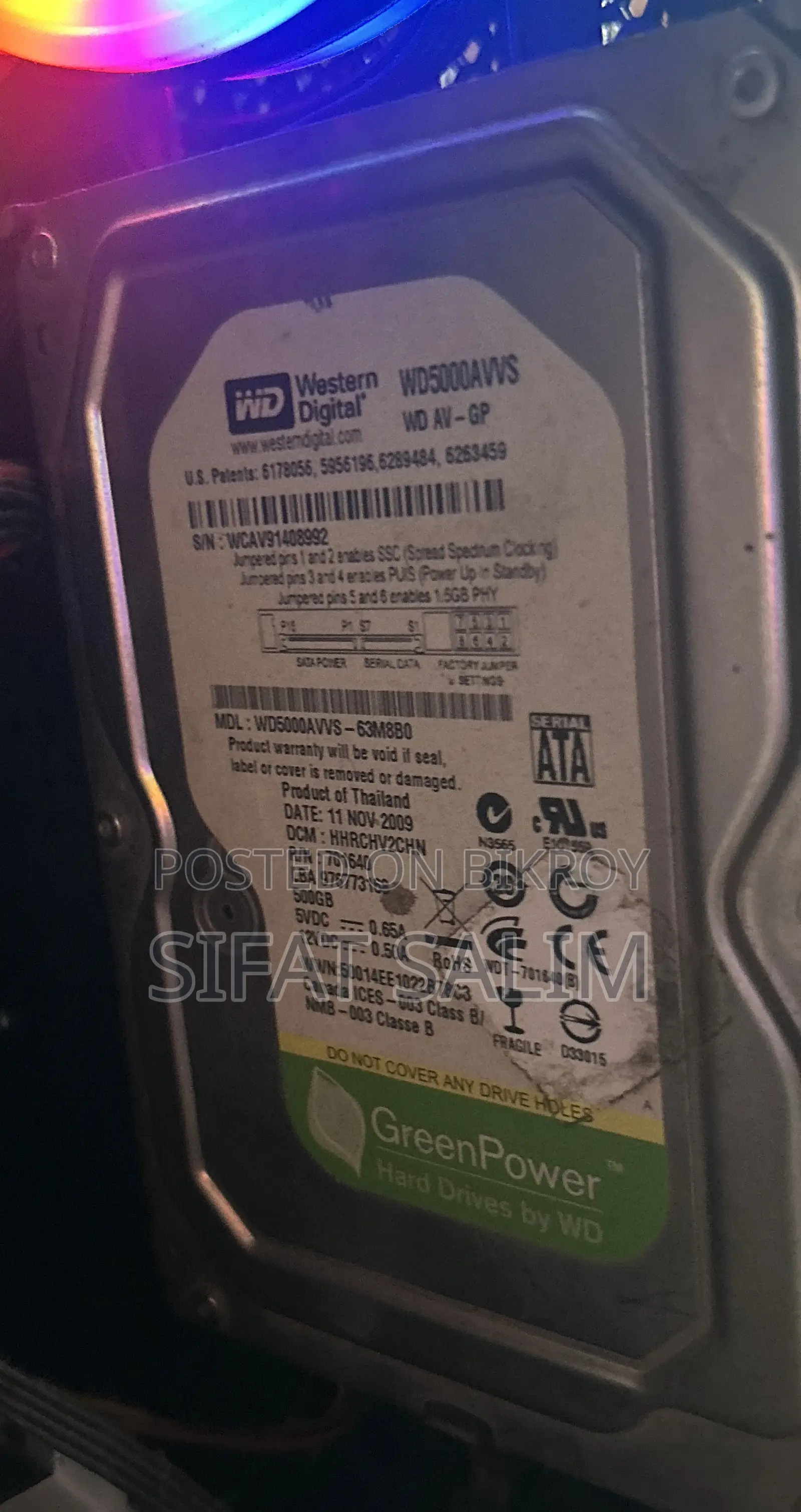 WD Hard Disk (Green Power)