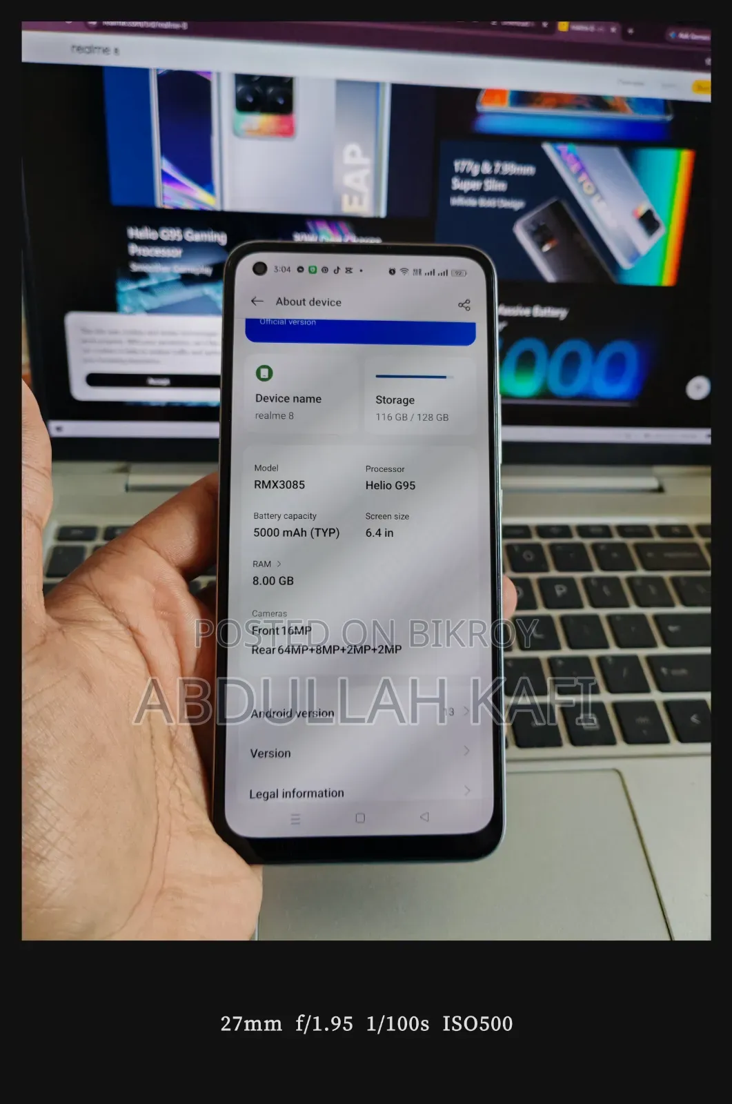 Realme 8 5G 128 GB Bronze