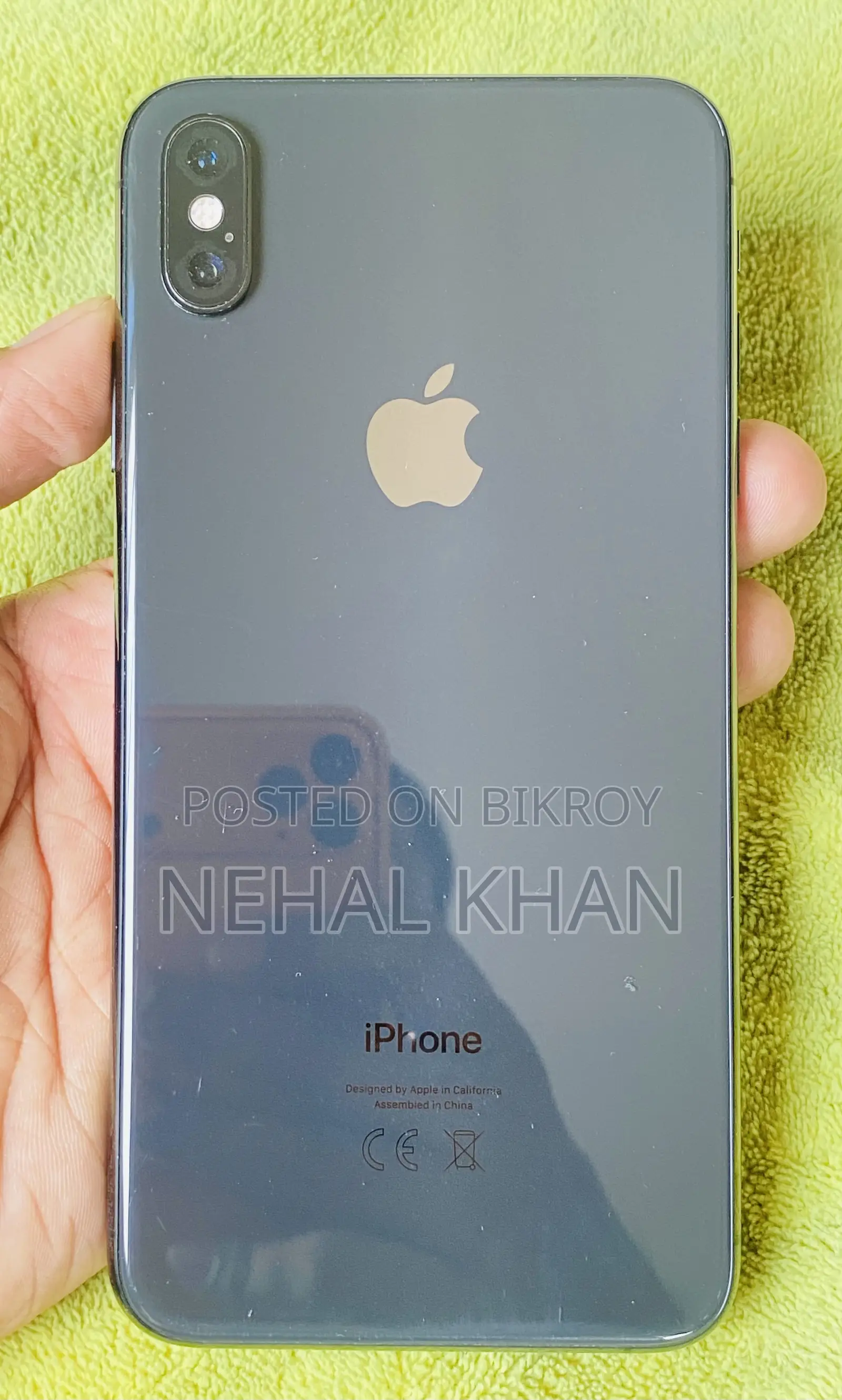 অ্যাপল আইফোন এক্সএস ম্যাক্স ৬৪ জিবি ব্ল্যাক