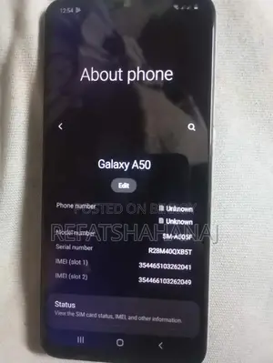স্যামসাং গ্যালাক্সি এ৫০ ৬৪ জিবি হোয়াইট