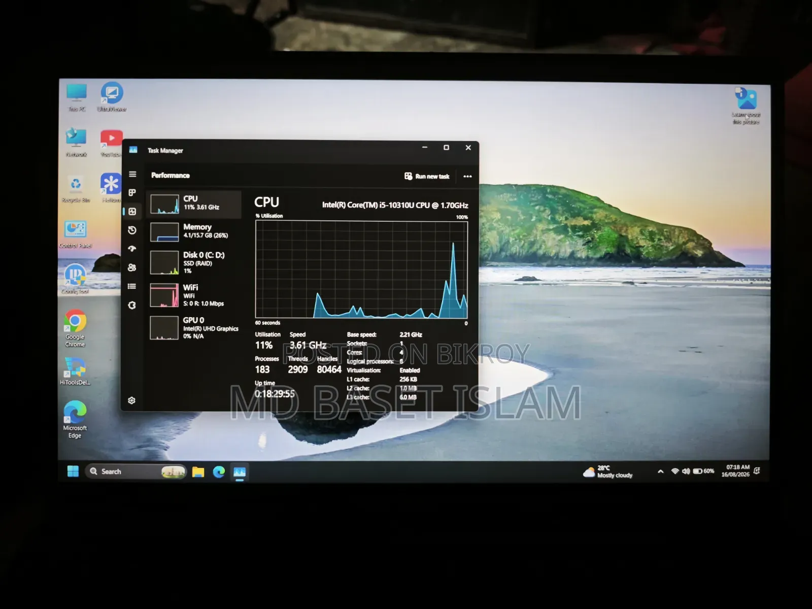 Laptop Dell Latitude 7410 16GB Intel Core i5 SSD 256GB