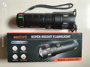 Sanford Japan White Laser Led Torch Light 40000mAh With Power Bank
