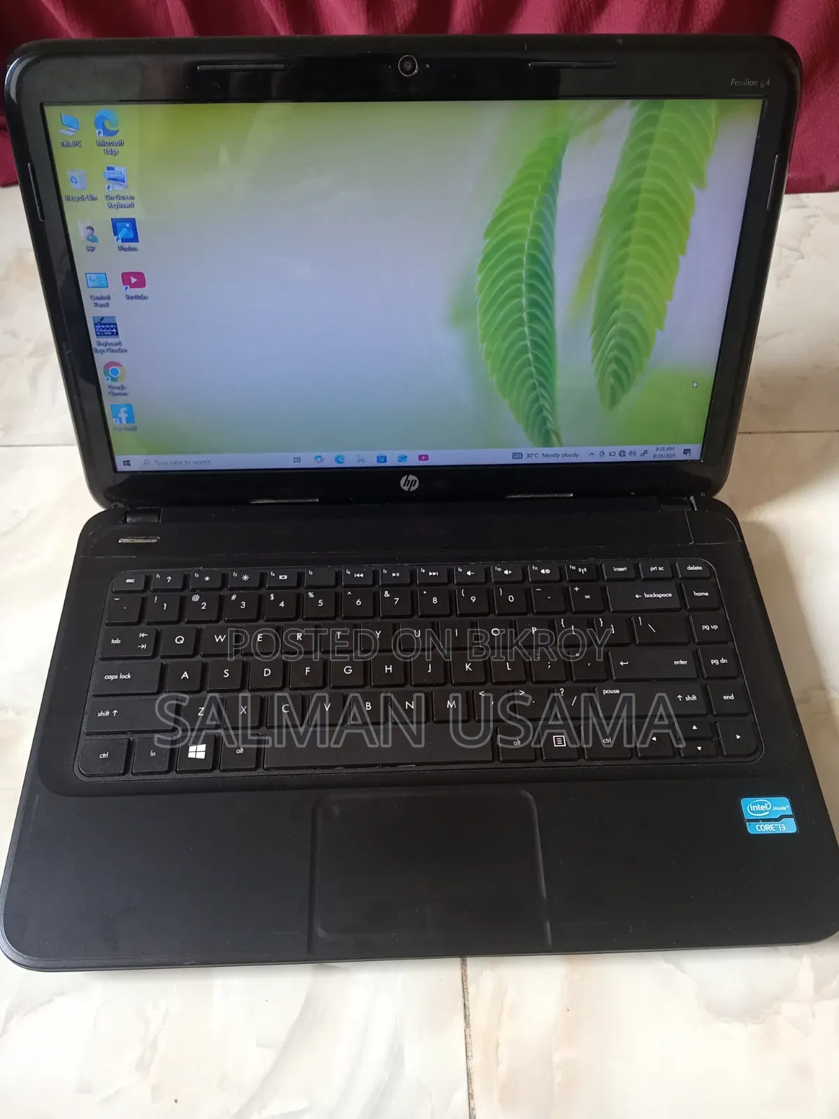 Laptop HP Pavilion G4 8GB Intel Core I3 HDD+SSD 500GB