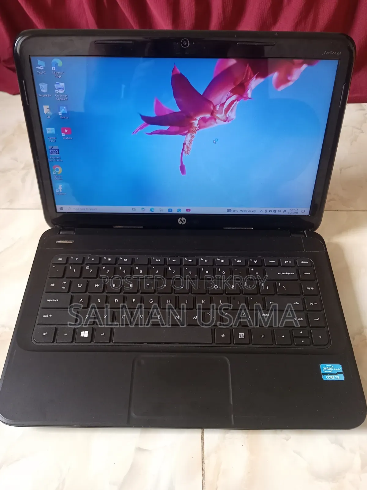 Laptop HP Pavilion G4 8GB Intel Core I3 HDD+SSD 500GB