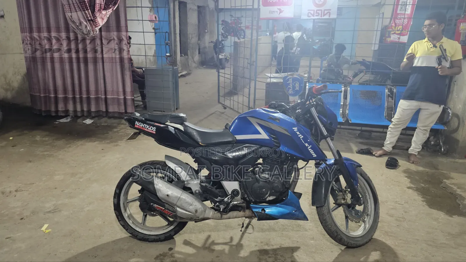 TVS Apache 160 4V 2018 Blue