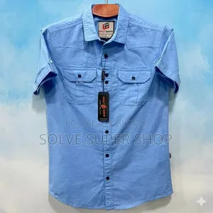 Premium Oxford Cotton Double Pocket Shirt