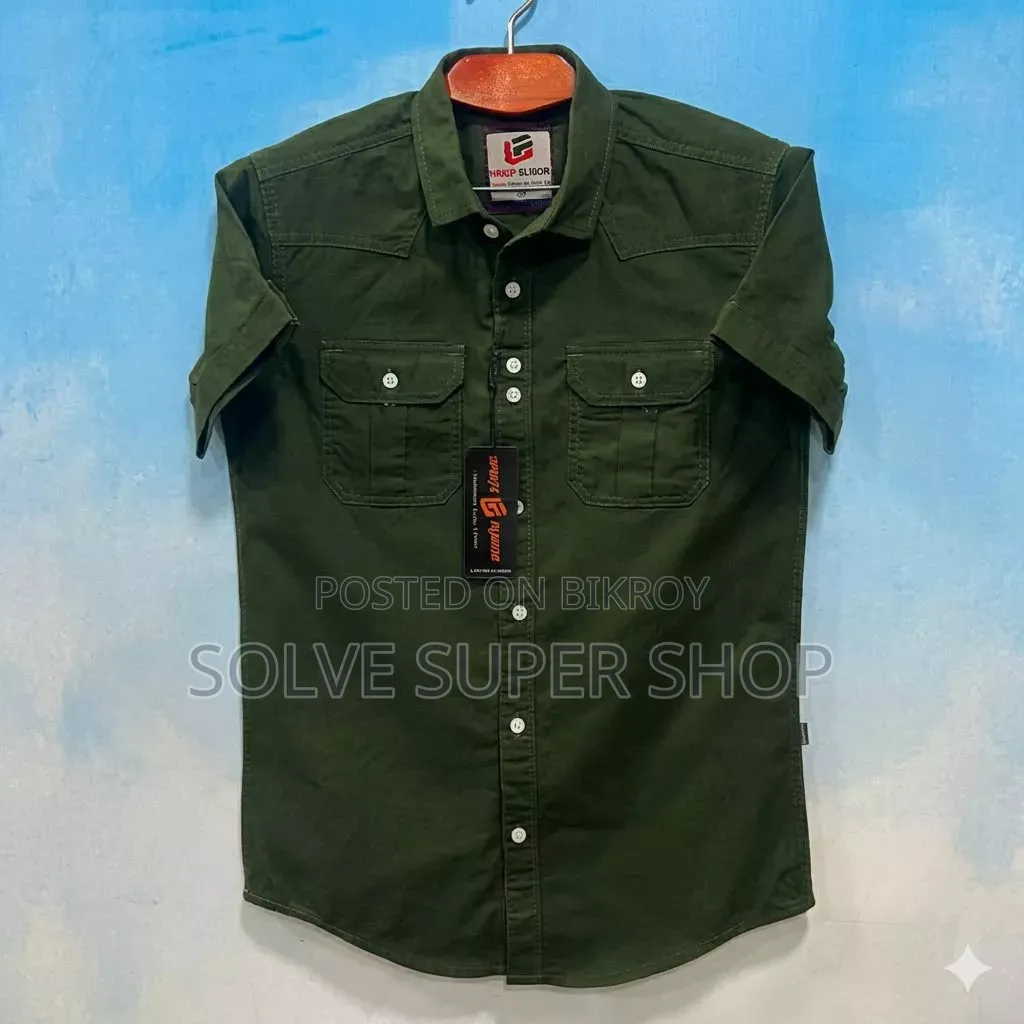 Premium Oxford Cotton Double Pocket Shirt