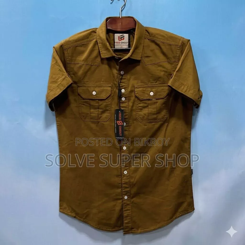 Premium Oxford Cotton Double Pocket Shirt