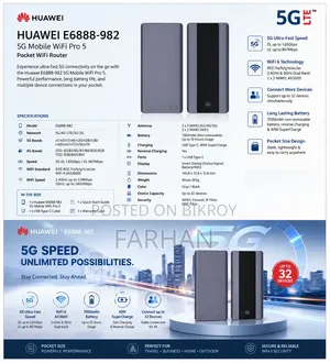 HUAWEI E6888-982 5G Mobile WiFi Pro 5