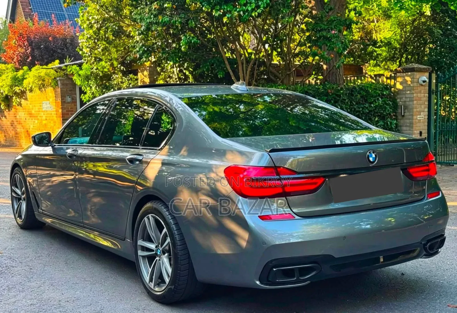 BMW 7 Series 730Li 2016 Matt Black