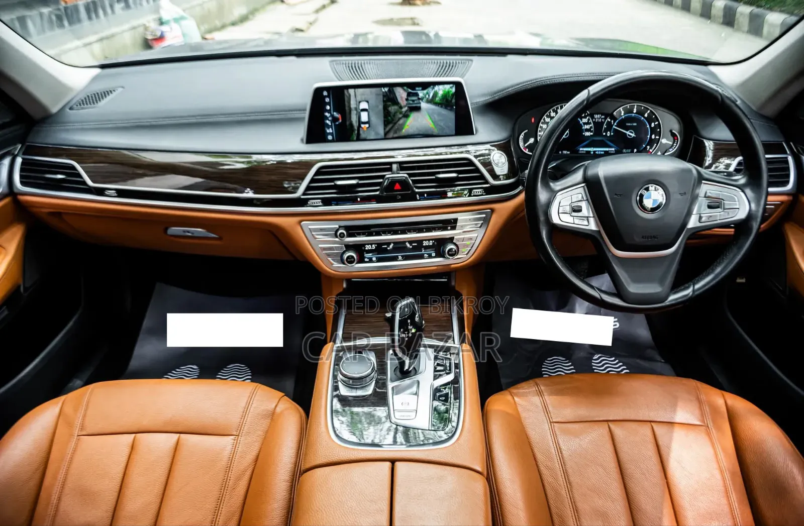 BMW 7 Series 730Li 2016 Matt Black