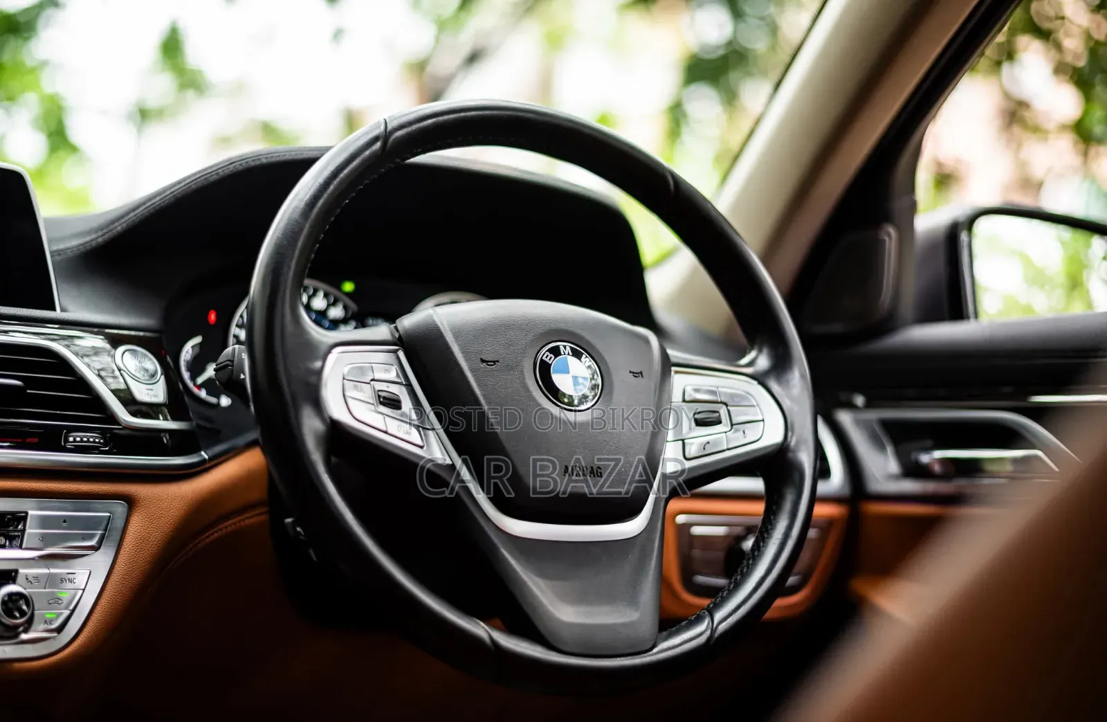 BMW 7 Series 730Li 2016 Matt Black