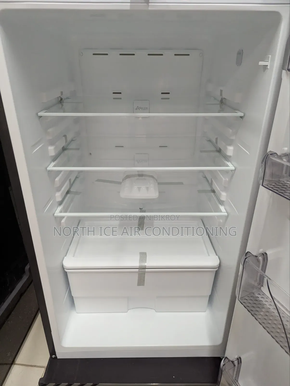 Walton Brand New Black Glass Dor Inverter Frost Fridge 380 Ltr.30% Off
