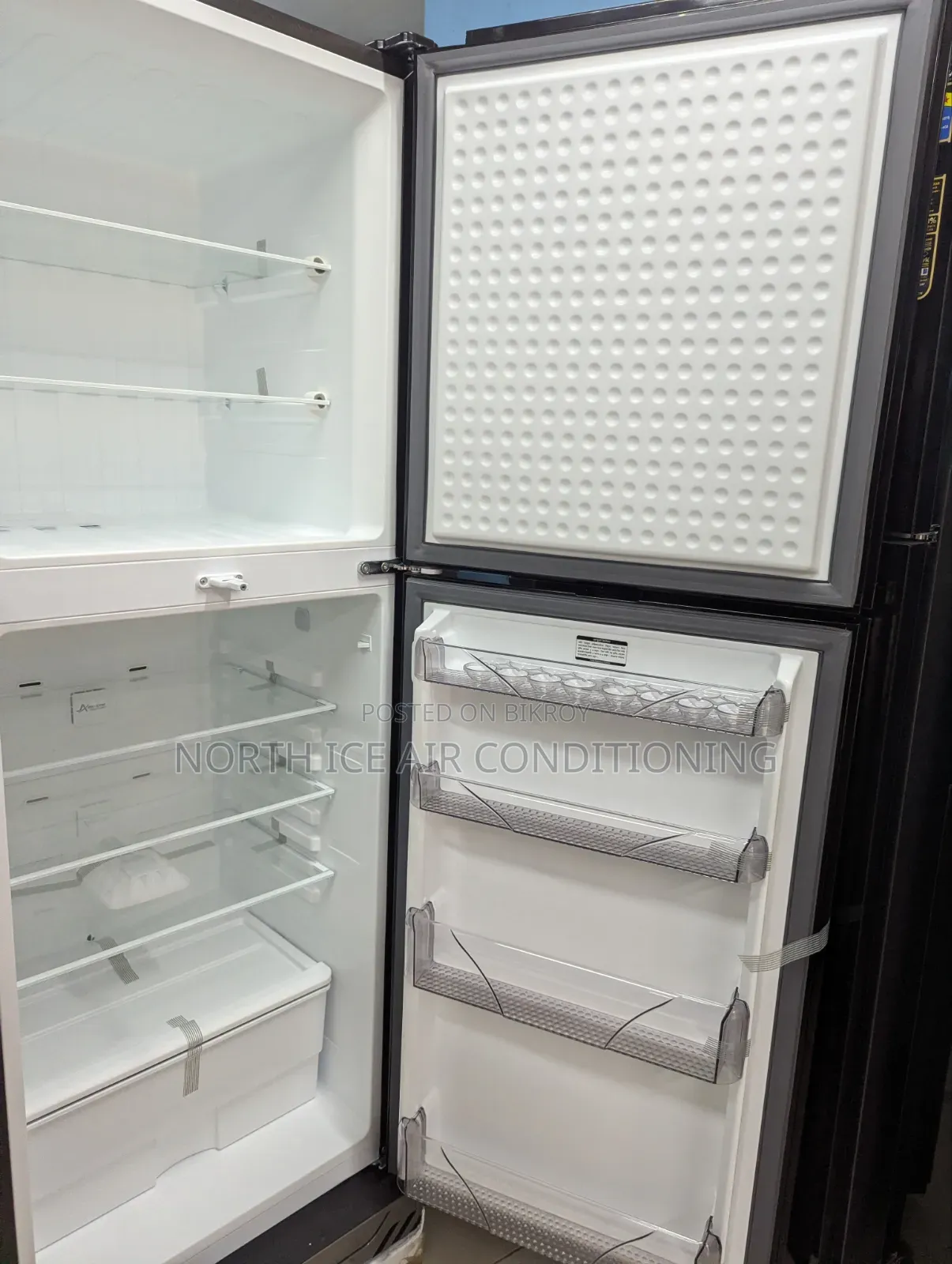 Walton Brand New Black Glass Dor Inverter Frost Fridge 380 Ltr.30% Off