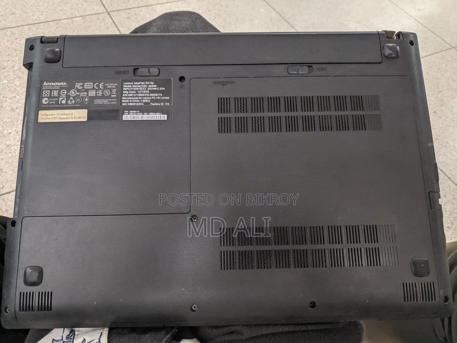 Laptop Lenovo IdeaPad Z410 4GB Intel Core i5 HDD 1T
