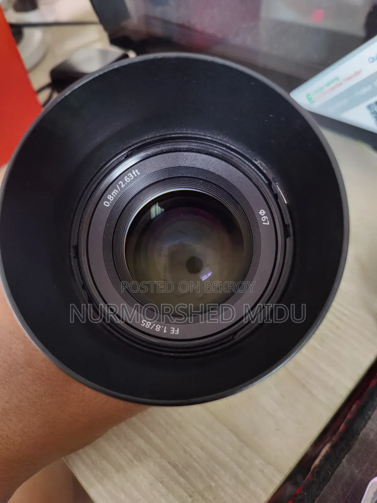Sony 85mm 1.8 Lens
