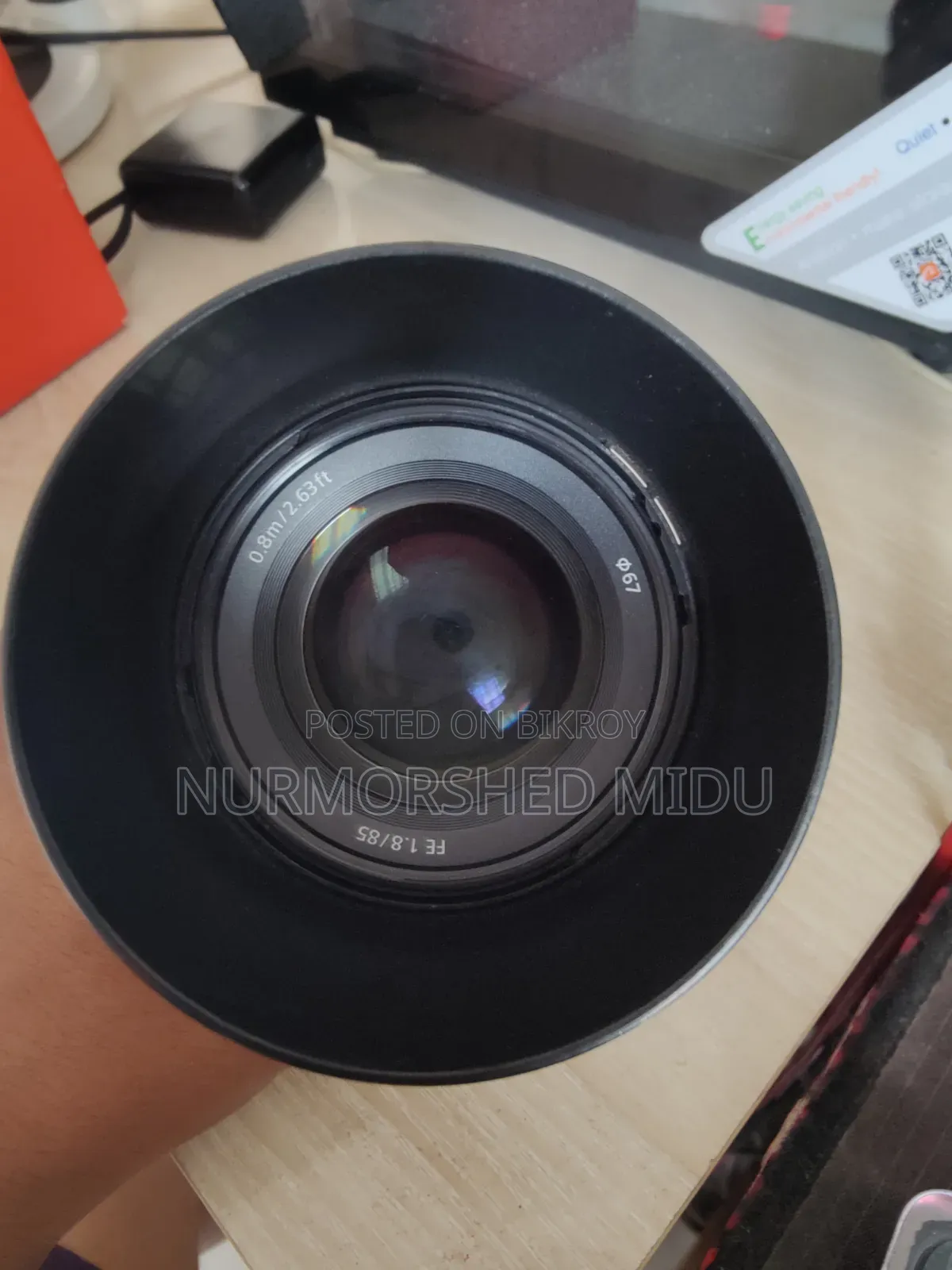 Sony 85mm 1.8 Lens